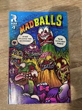 MADBALLS 3 A Comic VARIANT Cover 1980's Gross Out MONSTER Toy NM/Unread