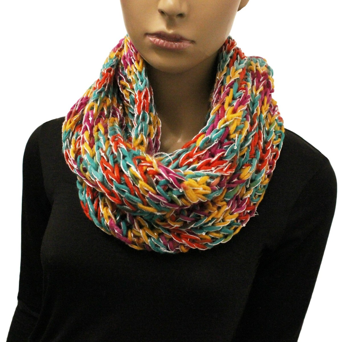 Winter Scarf Accessorize Rainbow Scarf Women's Rainbow Scarf