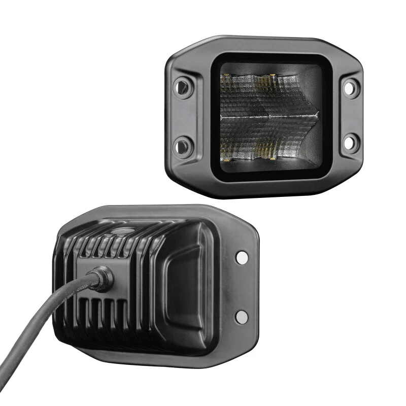 Go Rhino 750400321FCF for Xplor Blackout Series Cube LED Flood Light Kit (Flush - Image 3 of 4