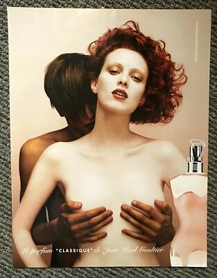 Vintage Original Vogue Magazin Jean Paul Gaultier Classique Parfum Kunst Werbung