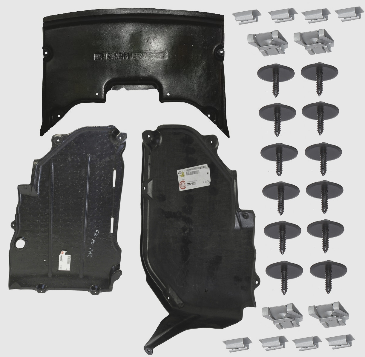 Cache sous moteur BLIC pour Mercedes Classe A W168 de 1997 à 2004 en ABS noir