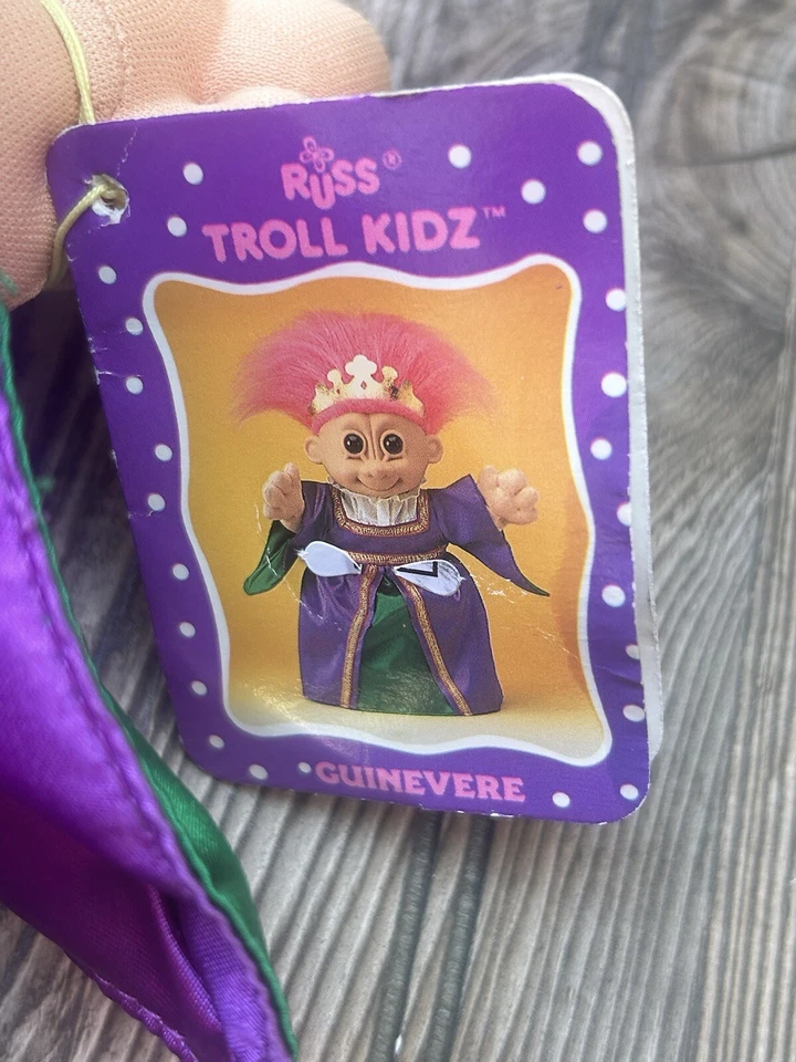 Muñeco de Peluche Vintage Russ Troll Kidz Ginebra 12" Nuevo Lucky Troll Foto 3 de 4