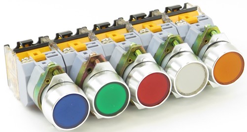 YC-P22XPM 22mm Push Button LED Illuminated Flush Extended Maintained Momentary - Picture 12 of 18