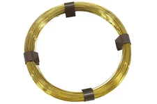 Folkcraft® Brass Music Wire, 50 Feet Of .020 (#8)