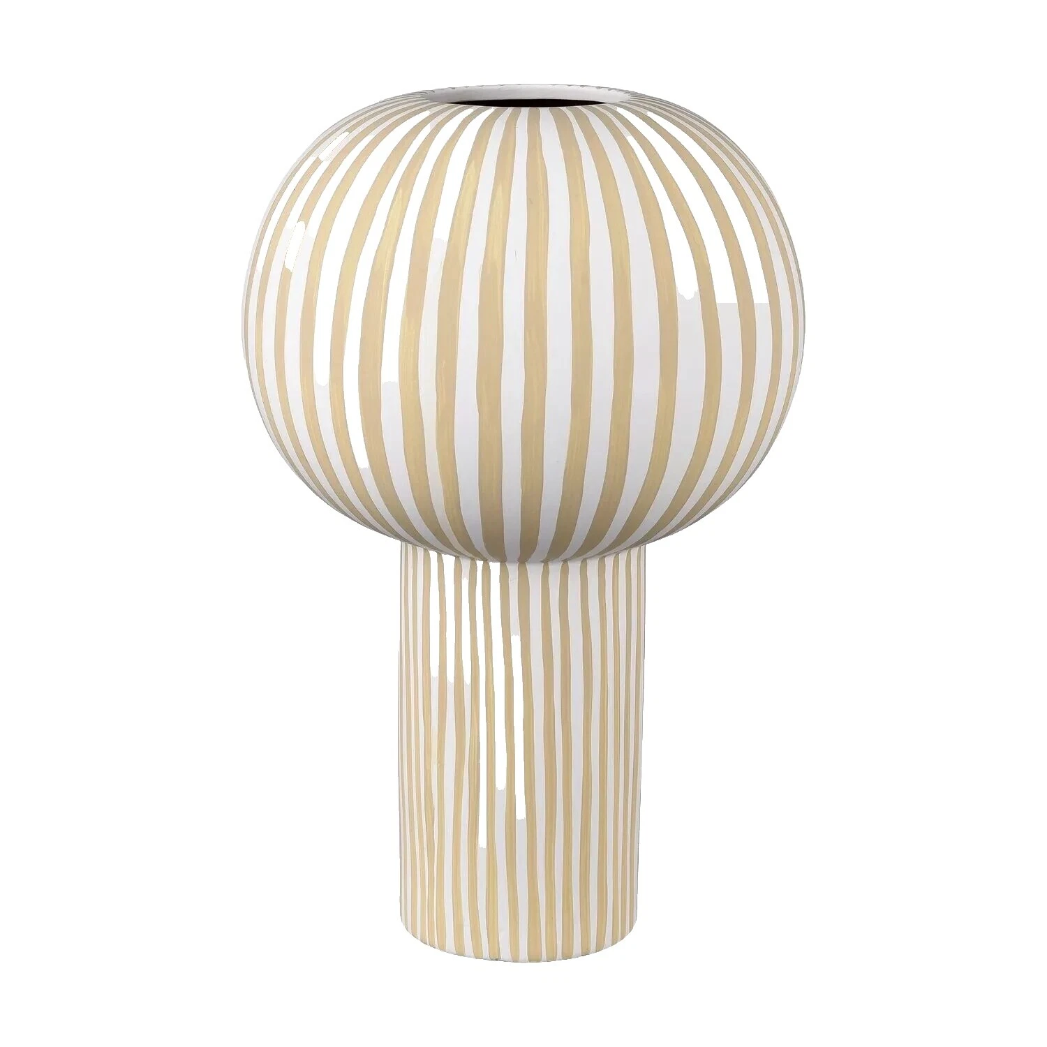 Florero de Arte Contemporáneo Blanco Jarrones