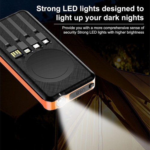 SUPER CAPACITY USB Portable Solar Phone Power Bank Charger iPhone Android Laptop - Picture 55 of 68