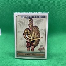 2019 Topps Allen & Ginter Incredible Equipment #IE-10 Achilles's Armor