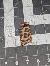 Small Cheetah Print And Black Keychain