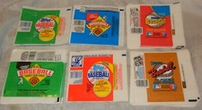 LOT OF 66 - 1987 1988 1989 1990 TOPPS Bowman Donruss BASEBALL EMPTY WAX WRAPPERS