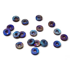 2 PCS Titanium Alloy Pushing Disc for Strider SNG/SMF Emerson CQC ZT Hinder XM18