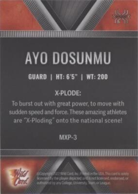 2022-23 Wild Card Matte Draft - Ayo Dosunmu #MXP-3 for sale | eBay