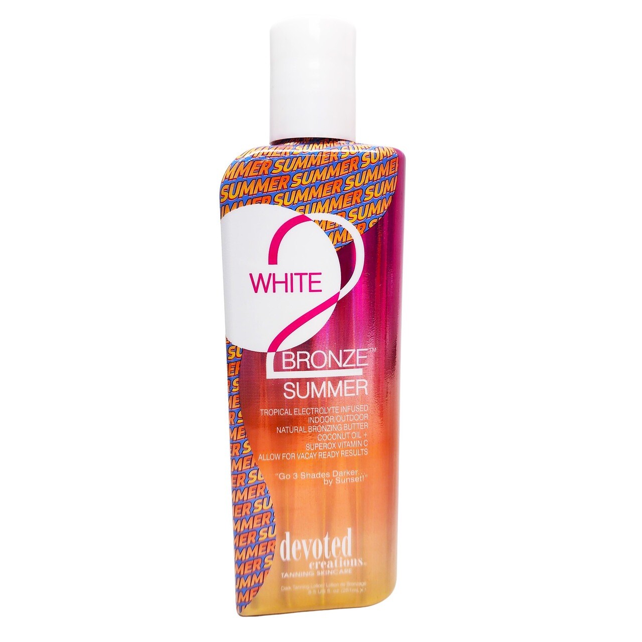 Devoted Creations White 2 Bronze Summer Natural Bronzing Butter Tanning Lotion