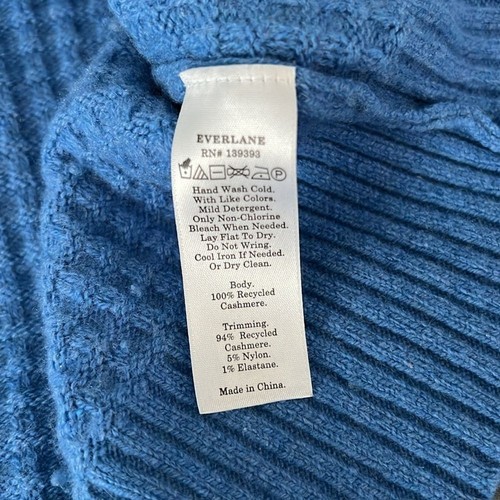 Suéter Everlane Texturizado Cachemir Cuello Redondo * Talla Estimada Grande/XL - Imagen 7 de 10
