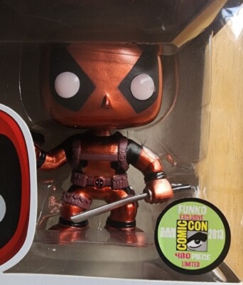 Funko POP! Marvel Deadpool (Metallic)-SDCC 2013 Exclusive-480