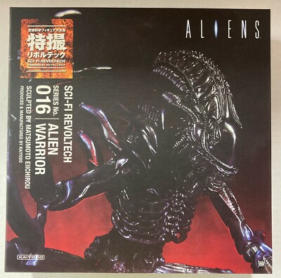 Figurine Kaiyodo Revoltech 016 Alien Warrior - Aliens 2, état Neuf (rare)