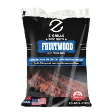 Z GRILLS Accessories BBQ Pellets 100% Hardwood Natural FRUITWOOD 20 LB