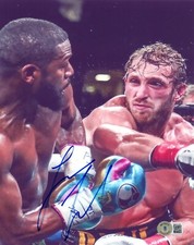 Logan Paul Signed Autographed 8x10 Photo Mayweather Boxer Boxing Beckett BAS COA