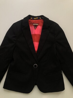 Be mine Mädchen Designer Jacke Blazer stylisch  Gr. 4 104 Neuw. schwarz