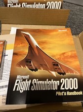 Microsoft Flight Simulator 2000 - Jeu PC Big Box - Complet Et En Très Bon état - RARE