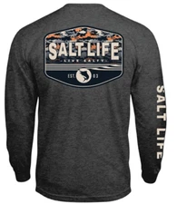 Mens Salt Life Aquatic Journey Graphic Pocket L/S T-Shirt - 2XL/XL/Large - NWT