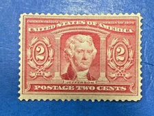 US Scott Stamp # 324 Jefferson  Mint NH  2 Cent