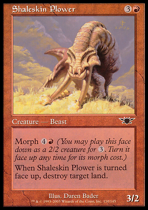 Magic the Gathering MTG Shaleskin Plower (110) Legions   LP