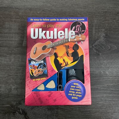 Iglo Books Learn to Play the Ukulele Easy to Follow Guide Ages 8+ Music Set
