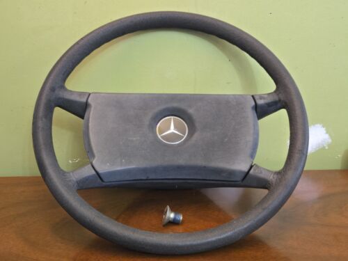 Mercedes Steering Wheel W123 W124 240D OEM Leather Texture 1264640017 W/ Screw - Foto 2 di 8
