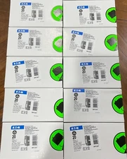10PCS CUTLER HAMMER EATON BRP120DF 20A AFCI/GFCI PLUG ON NEUTRAL  NEW IN BOX