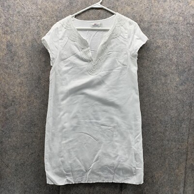 Vineyard Vines Dress Women Ladies White Casual Tee Outdoors