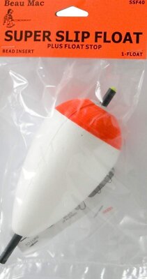 Beau-Mac SSF40 Super Slip Float 4'' Hi-Vis Red Tidewater Fishing Gear