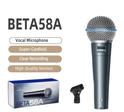 Microfono Professionale Metal Beta 58A - Studio e Live