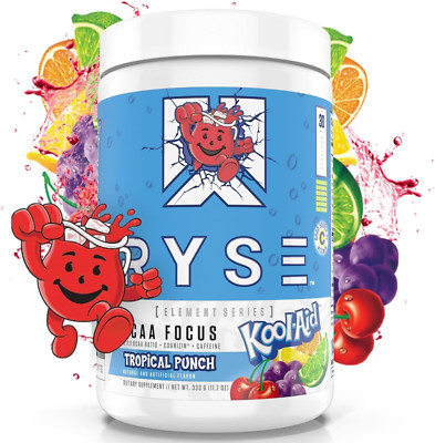 Ryse Element Series, BCAA Focus, Kool-Aid, Tropical Punch, 11.7 oz(333 g)30 Serv