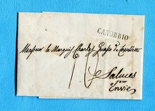 1848 CANOBBIO stampatello (Vollmeier n.2) + manoscritto di tassa  (305577)