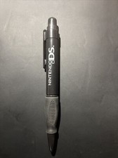 Nintendo DS Genuine Retractable Clickable Stylus Pen Black XL