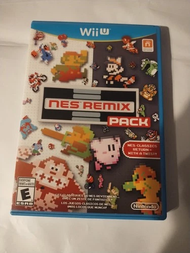 NES Remix Pack (Nintendo Wii U, 2014) Game & case