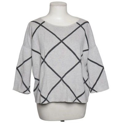 Ann Taylor Factory, Strickpullover, Größe: M, Grau/Schwarz #OuJ