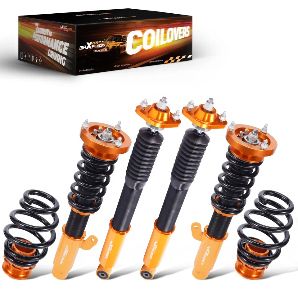Kit Suspension Combine Fileté for BMW E46 Berline Coupe 1998 a 2006 Amortisseur - Photo 2/4