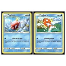 2 Card Pokemon TCG Collection - Magikarp SM - Team Up, SM - Burning Shadows MP