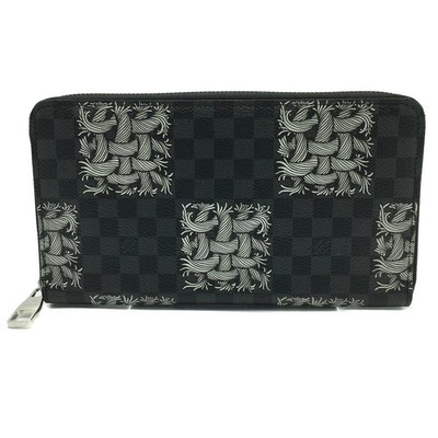 Louis Vuitton N61214 Zippy Organizer Damier Canvas Graphite Christopher Nemeth