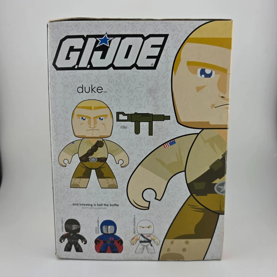 2008 Hasbro Mighty Muggs G.I. Joe Duke with Rifle Collectible Vinyl Figure NEW - Image 2 of 4