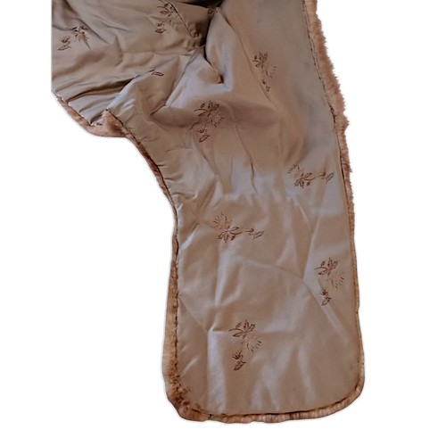 Nerz Stola Schal Halstuch Shrug Honig Rot Braun Vintage MCM Louis Laurie Philly MÄNGEL - Bild 11 von 24