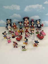 RARE LOT 25 Vintage Disney Mickey Minnie Mouse Figurines Toy Collectibles NOS