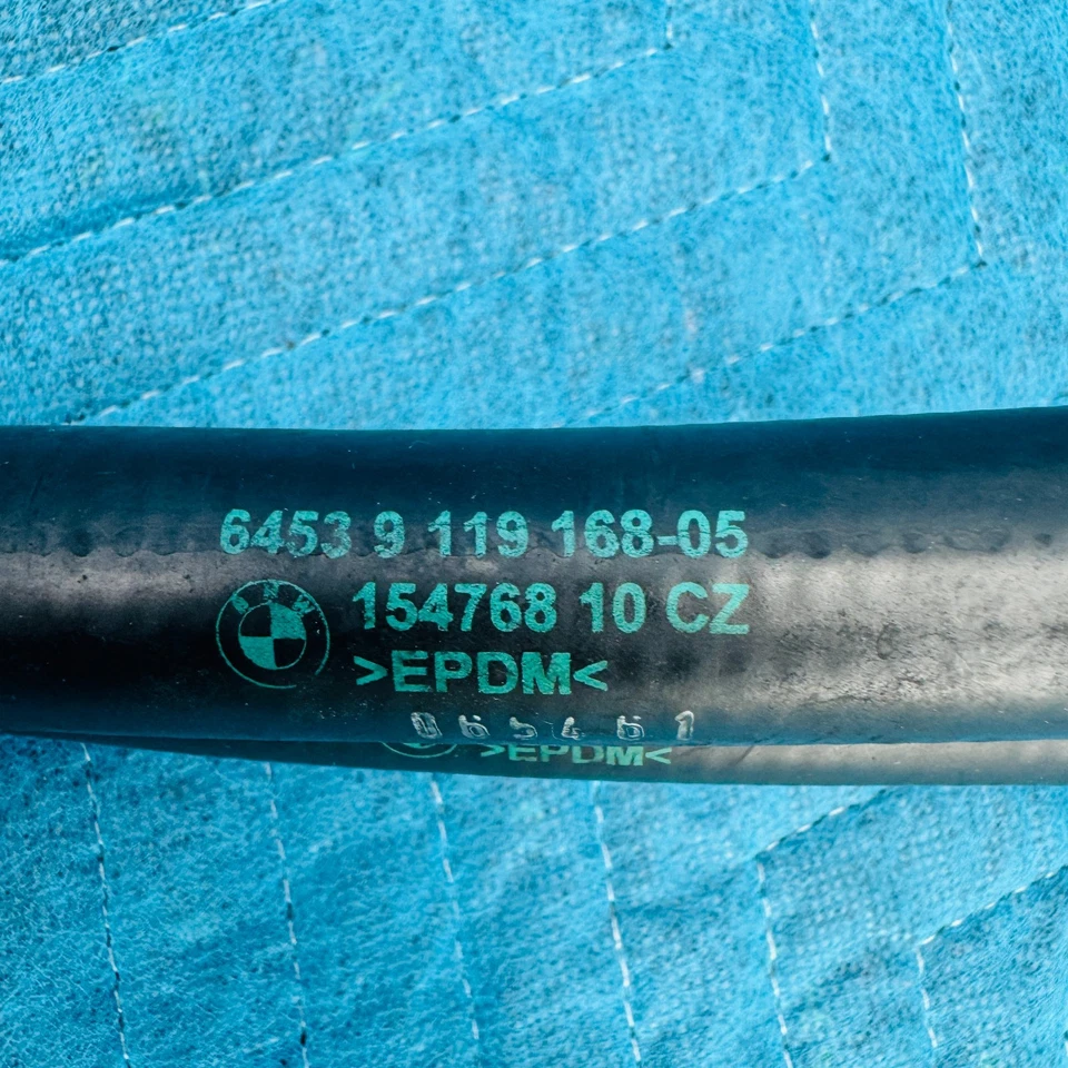 BMW 650i 2012-2017 válvula de control de calefacción con conjunto de mangueras de refrigeración OEM 64119191 Foto 3 de 4