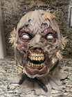 Scarecrow Scareborn Mask Halloween Horror Costume Cosplay Haunted House Party
