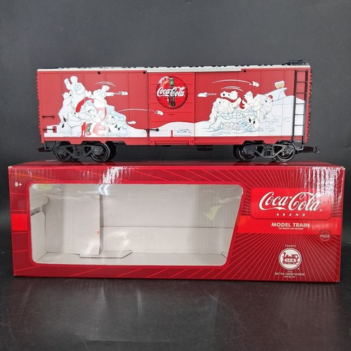 RARO LGB 42913 Coca-Cola Coca Boxcar Colección Artículo Difícil de Encontrar con Osos Polares y CAJA | Condition: Used