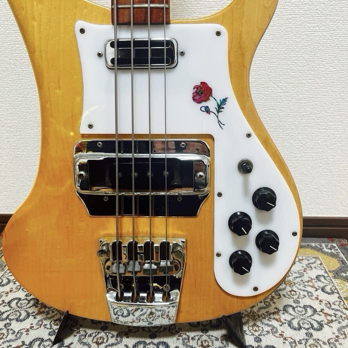 Electric Bass Guitar Rickenbacker 4001 V63 1992 Natural Made