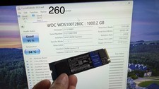 Western Digital Blue SN550 NVMe 1TB SSD 2280 WDS100T2BOC Health 95