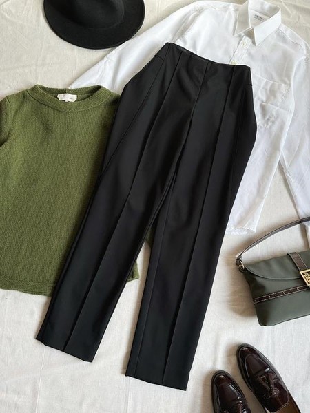 Women Escada Trousers Black 36 / S / 44 #7OD9