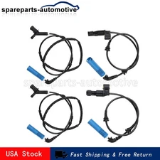 4 PCS For BMW E46 325i 330i 325Ci 328Ci M3 Front & Rear ABS Wheel Speed Sensor